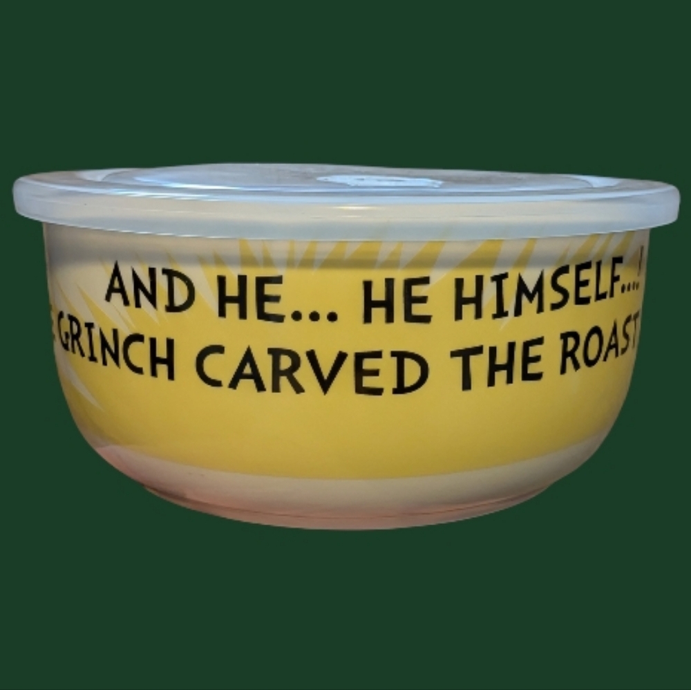 NEW Dr.Suess The GRINCH Holiday Storage Container - Picture 2 of 5